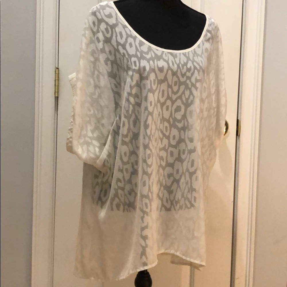 EUC Lane Bryant Sheer Blouse 18/20